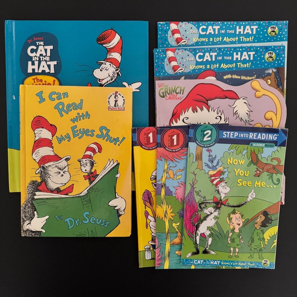 Dr. Seuss, 8 Book Lot